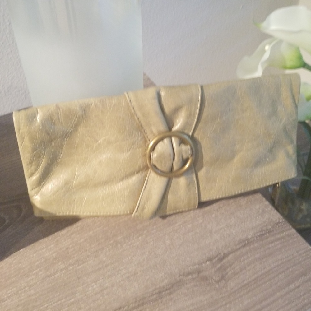 HOBO International genuine leather clutch